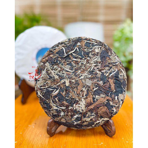 Bánh Bạch Trà Nguyệt Quang B - Trà Shan Tuyết Cổ Thụ 1 búp 2 lá Thượng Sơn (Hà Giang)